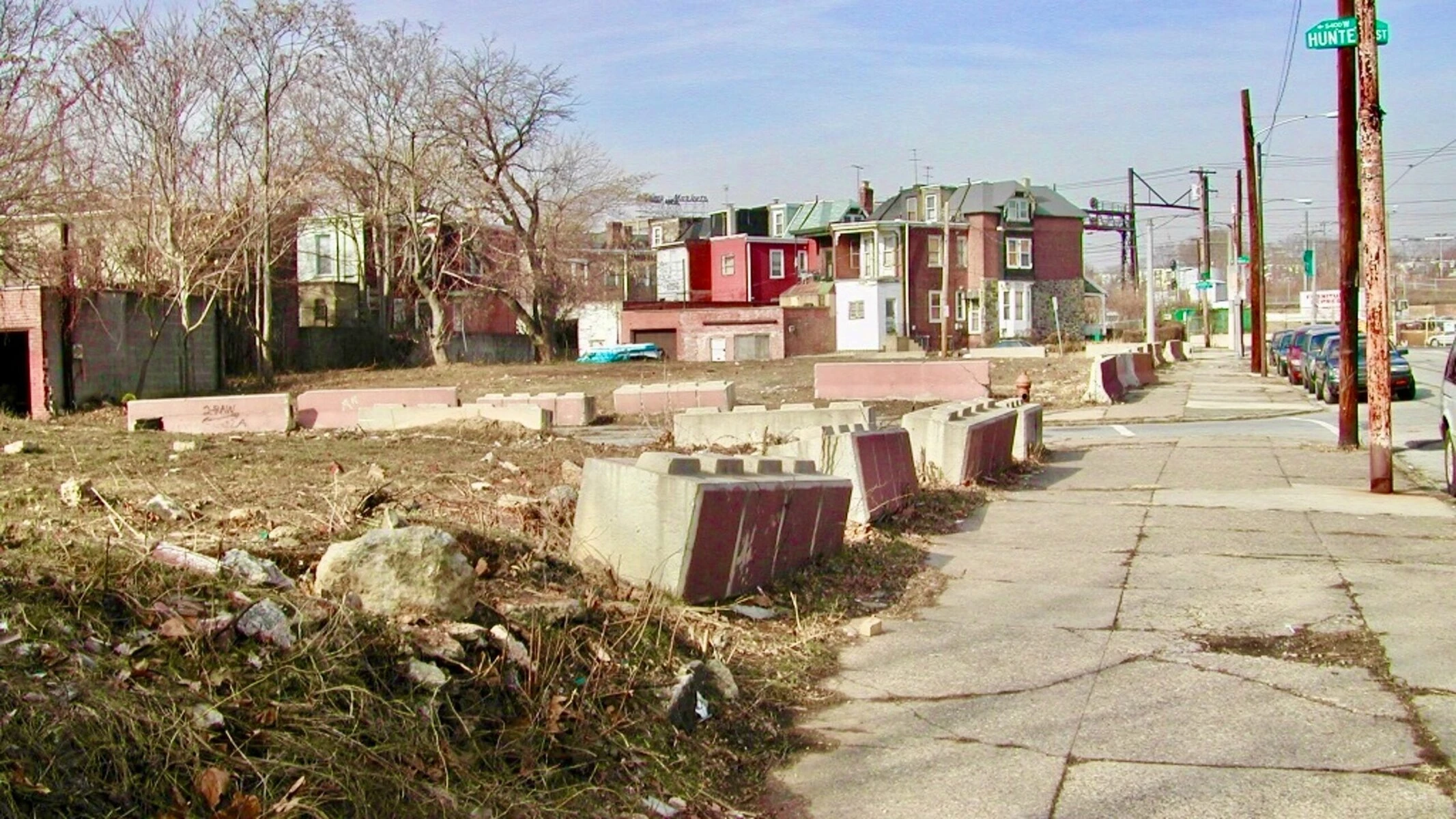 1600 North 54th Street before clean-up.