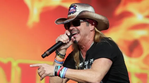Bret Michaels performs during the 2026 Extra Innings Festival at Tempe Beach & Arts Park on February 27, 2026 in Tempe, Arizona. (Photo by John Medina/Getty Images)