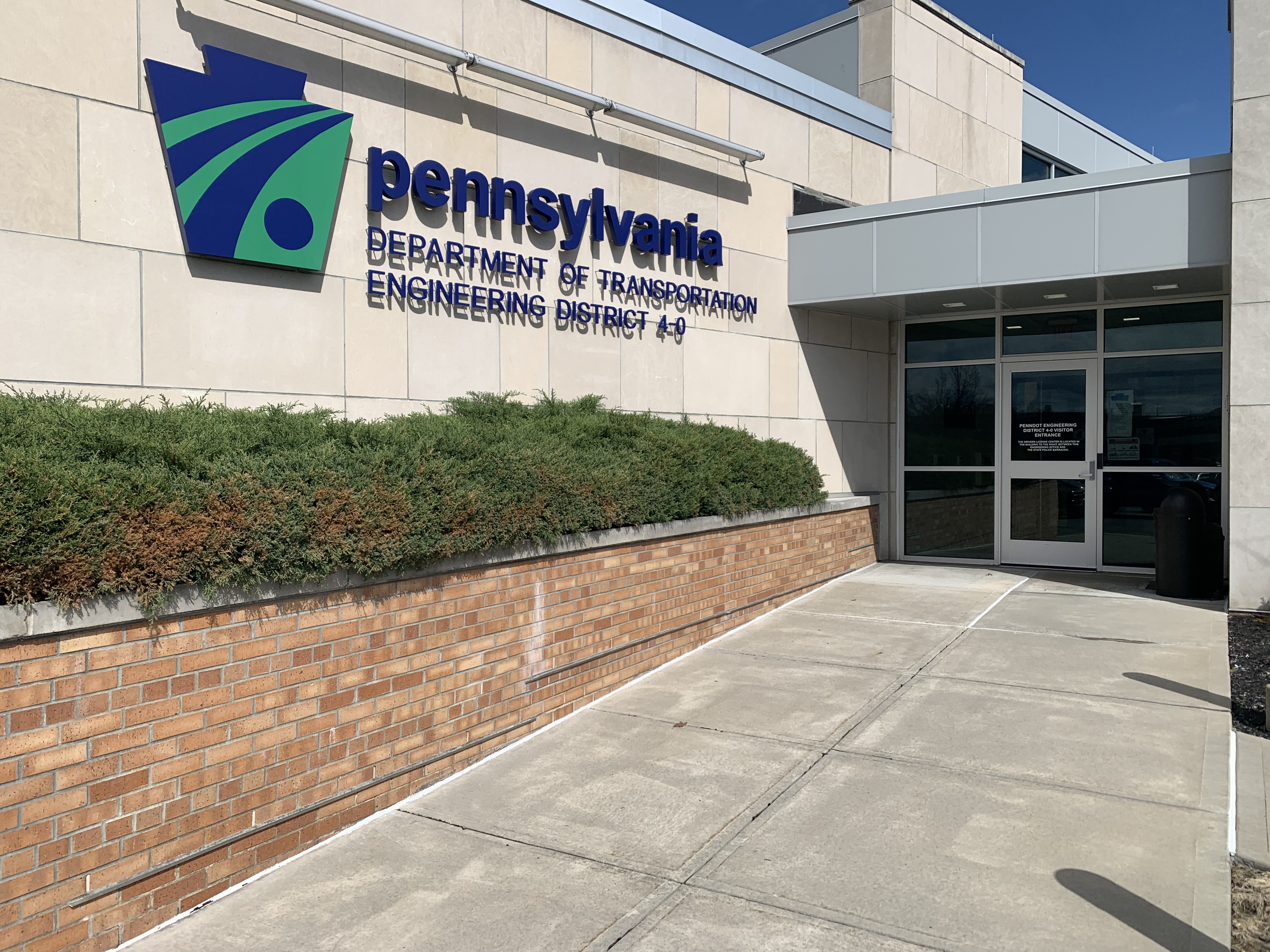 The Pennsylvania State Department of Transportation PennDOT Engineering District 4...