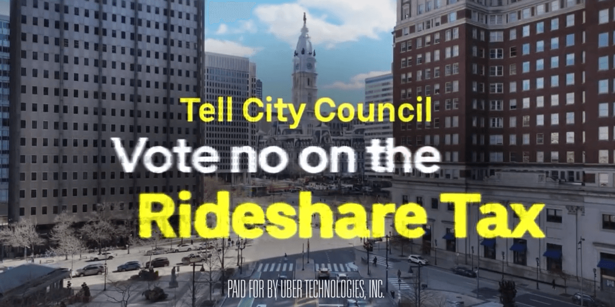 Uber says Philly's proposed rideshare tax would hurt the working class