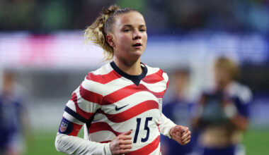 Claire Hutton starts as USWNT captain, makes history in loss to Japan