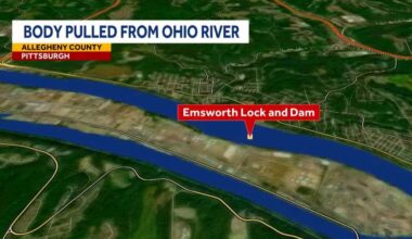 Body recovered from Ohio River in Pennsylvania