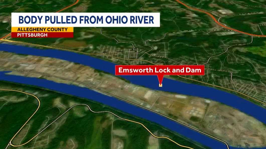 Body recovered from Ohio River in Pennsylvania