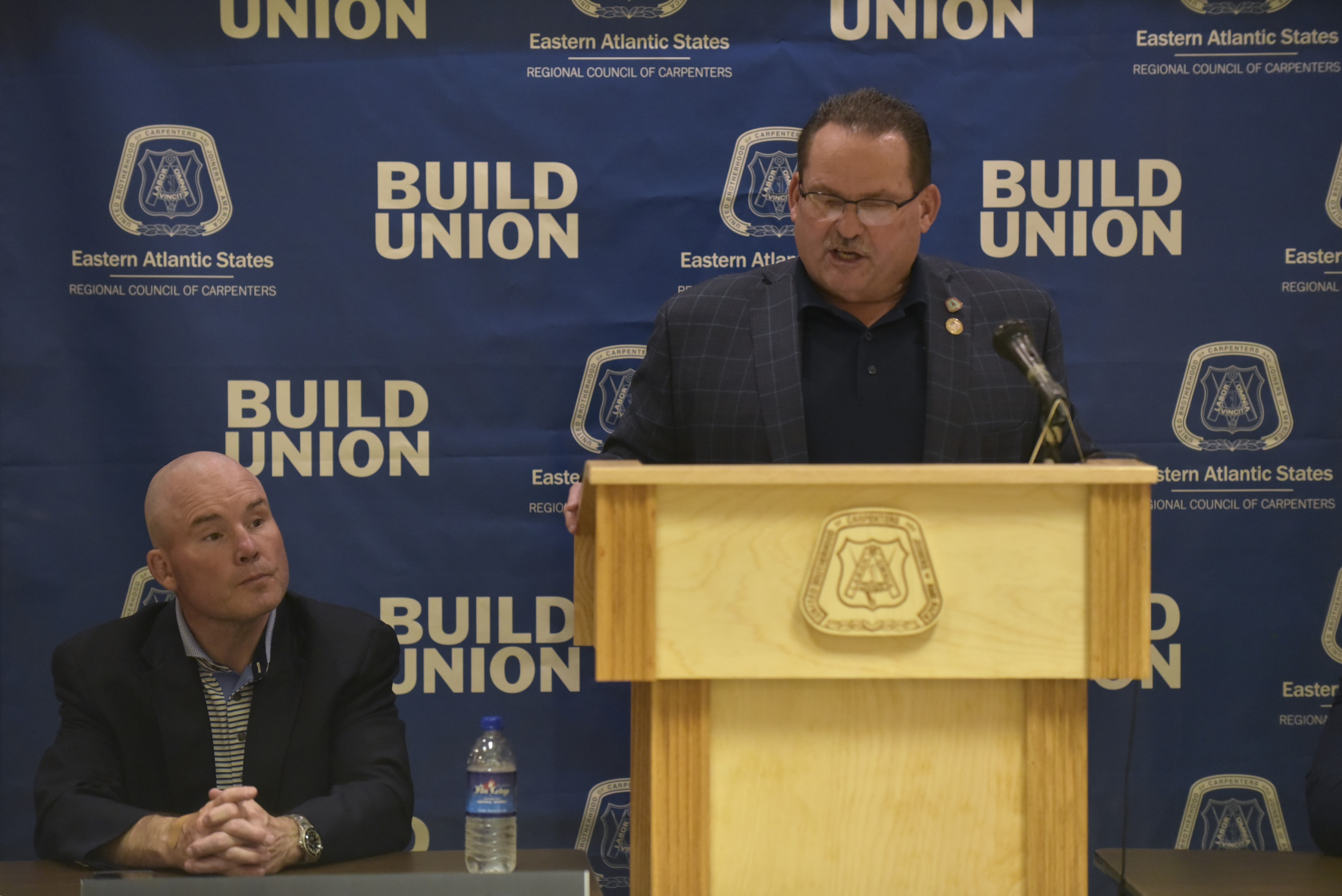 Drew Simpson, regional manager for the Regional Council of Carpenters,...