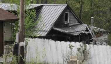 Firefighters respond after flames break out inside Uniontown home