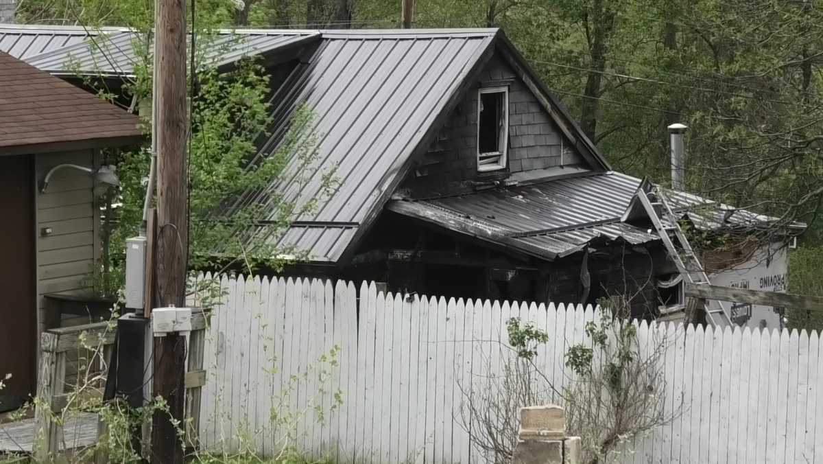 Firefighters respond after flames break out inside Uniontown home