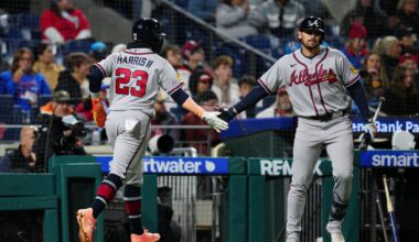 Michael Harris II leads surging Braves past slumping Phillies 4-2 for 3-game sweep
