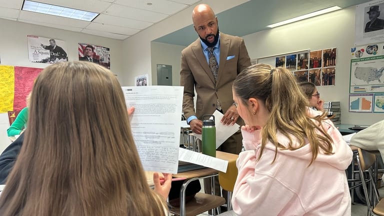 Leon Smith, named the 2026 National Teacher of the Year,...