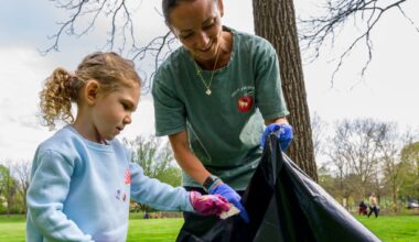 Celebrating Earth Day at Covered Bridge Park photos