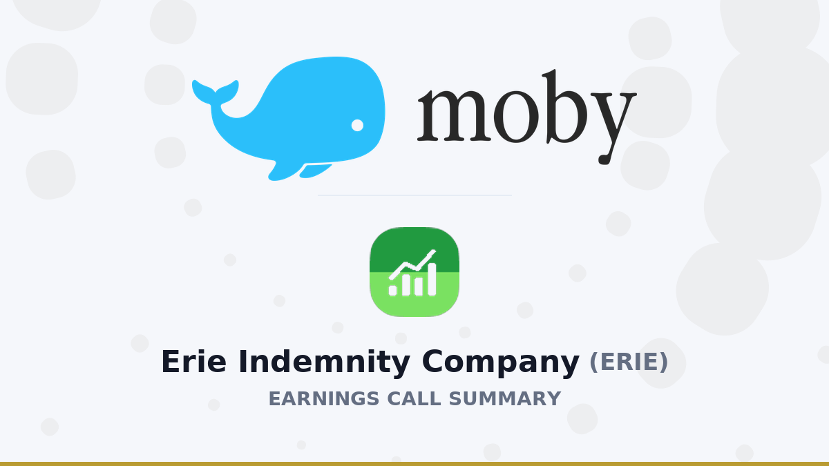 Erie Indemnity Company Q1 2026 Earnings Call Summary