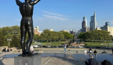 Philadelphia Museum of Art brings Rocky statue inside
