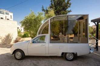 The Vehicle of Hope still stranded in Bethlehem