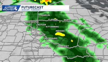 Rain now, more tomorrow: What Pittsburgh can expect
