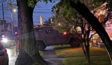 FBI serve warrant at White Oak home