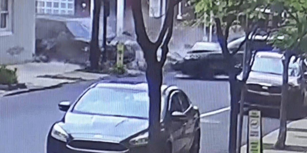 Speeding vehicle caught on video hitting another vehicle