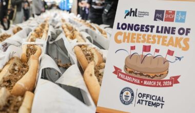 'Longest Line of Cheesesteaks': New world record makes history in Philly
