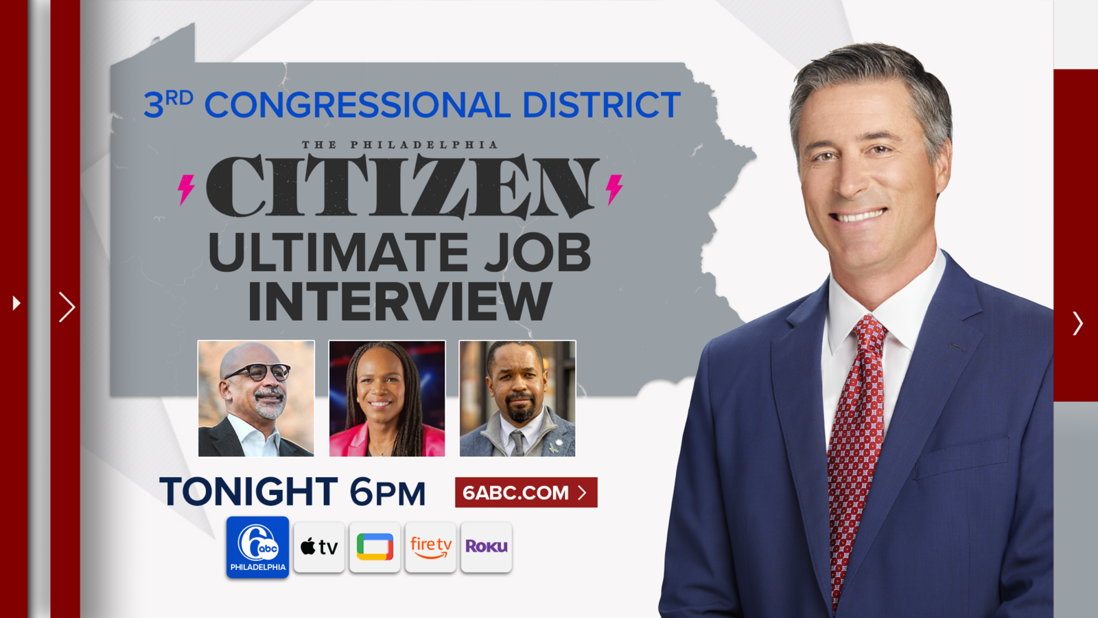 Philadelphia Citizen Ultimate Job Interview with 3rd Congressional District candidates