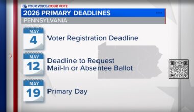 Deadline to register to vote in Pa. primary election approaching