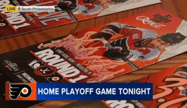 Philadelphia Flyers prepare for home playoff game against Pittsburgh Penguins Wednesday night