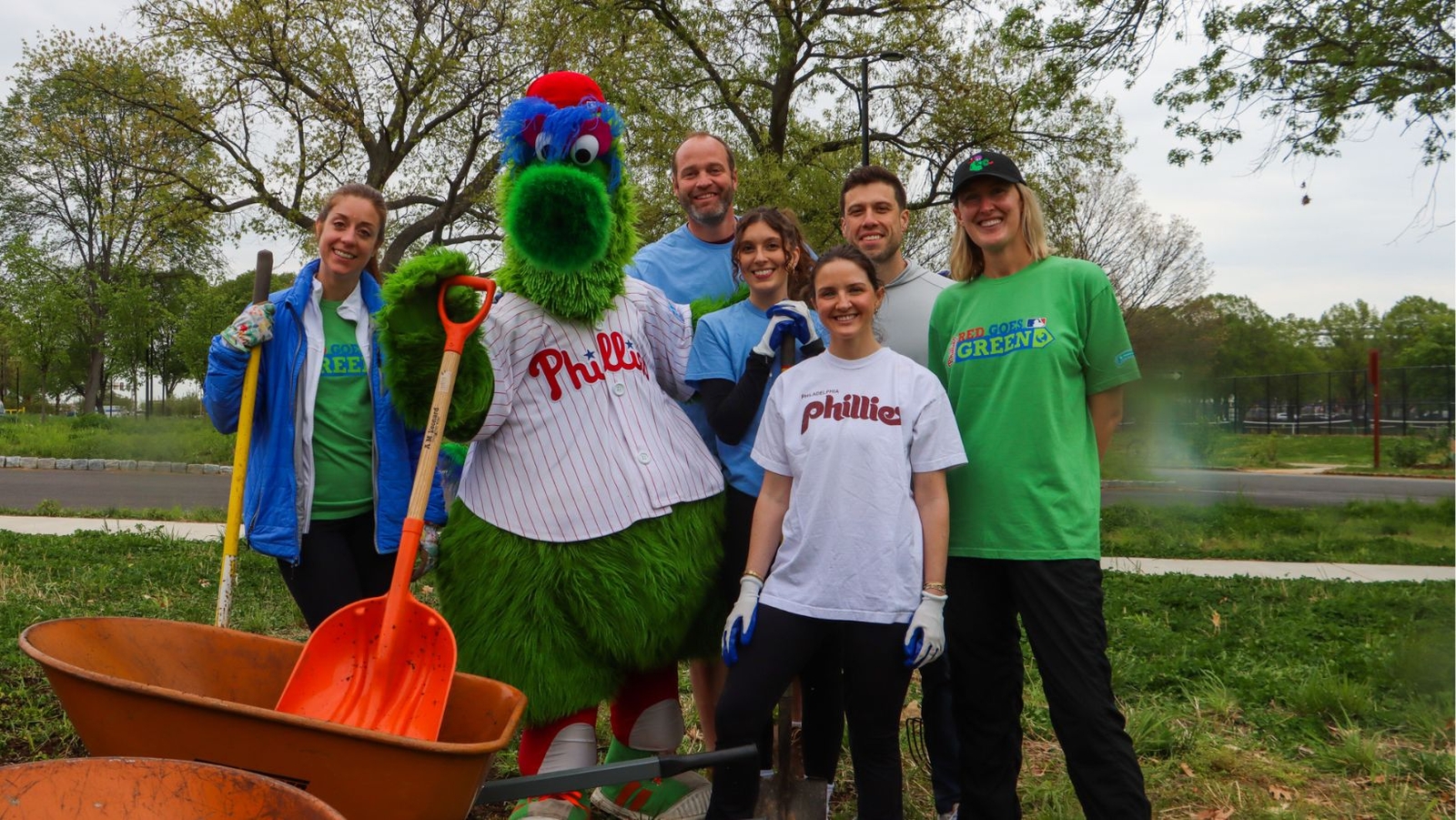 Philadelphia Phillies' collaboration with Fairmount Park Conservancy is a home run for local green spaces