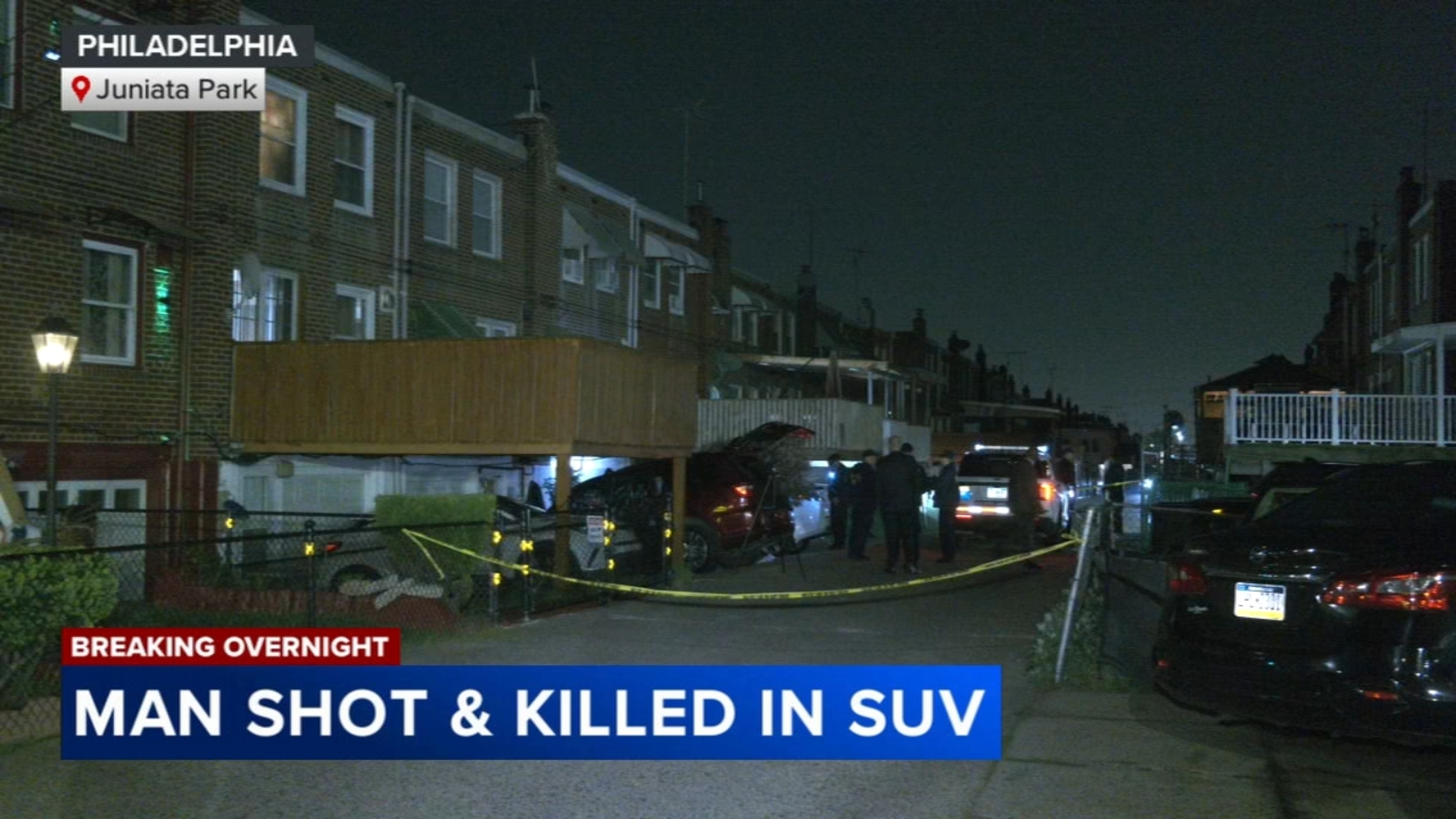 Killers try to burn car after man shot, killed inside SUV in Philadelphia's Juniata Park neighborhood, police say