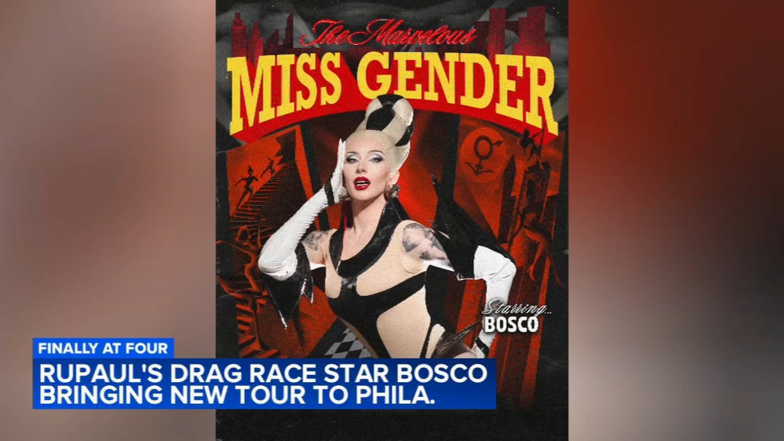 "RuPaul's Drag Race" star Bosco brings new tour to Philadelphia