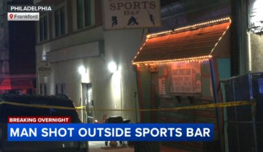 Man shot outside sports bar in Philadelphia's Frankford section