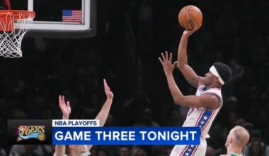 Philadelphia 76ers to host Boston Celtics for Game 3 of tied NBA playoff series