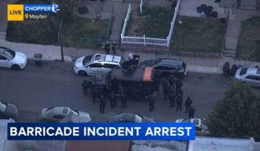 Man in custody following 3-hour barricade incident in Philadelphia's Mayfair section
