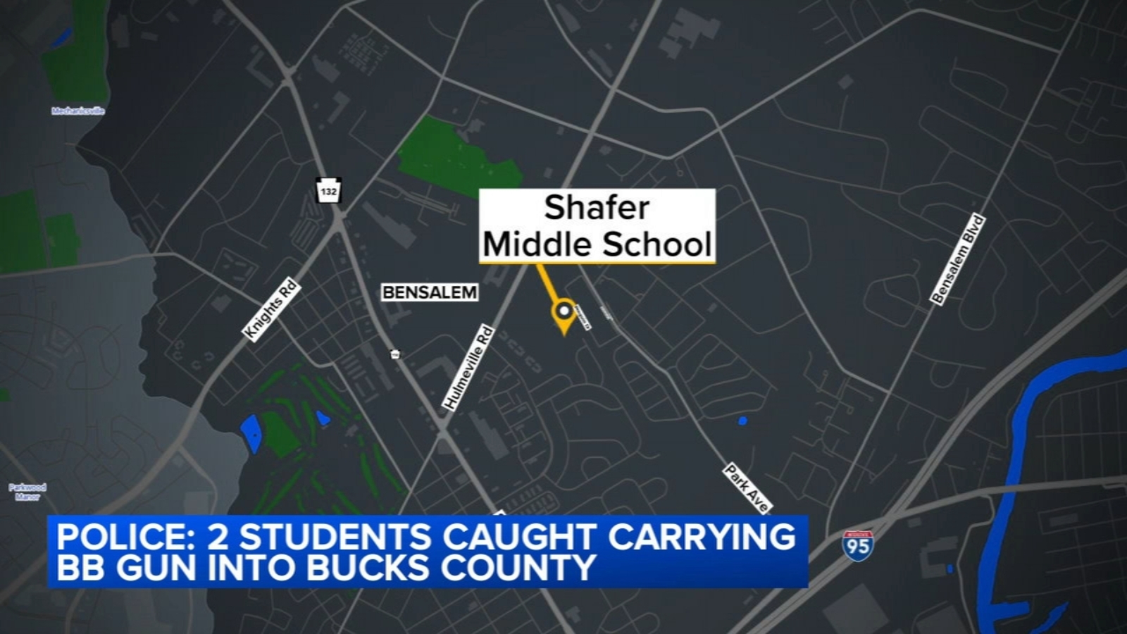 2 students disciplined after BB gun found in Bensalem middle school