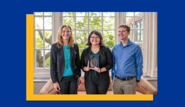Shannon Lamb receives GPSG Leadership and Service Award