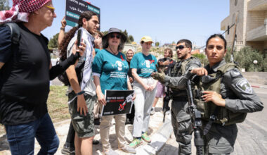 Occupation Obstructs Prisoners' Day  March near Bethlehem |