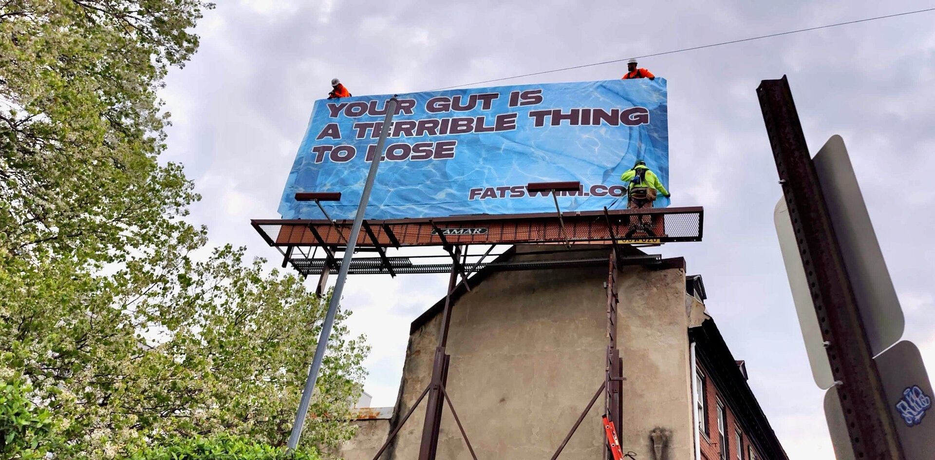 A new billboard in Philly says it’s OK to be fat