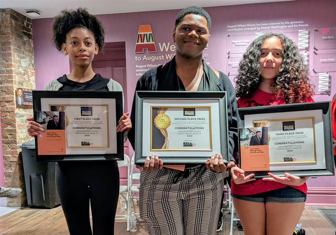 3 Pittsburgh high school students are winners of a narrative monologue competition