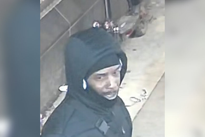 This image shows the suspect in the April 6 homicide on Market Street in University City.