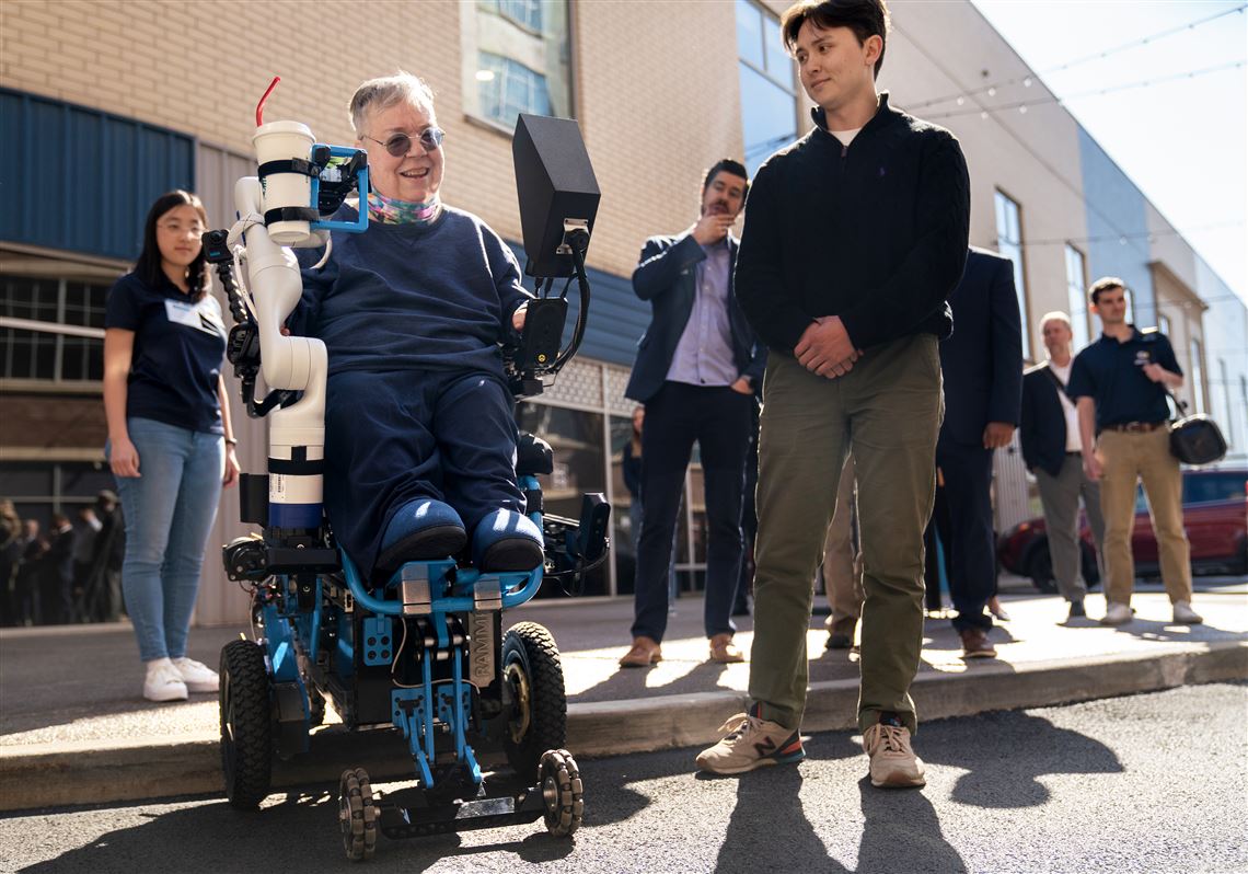 Pitt demos 1st prototype RAMMP project tasked with making wheelchairs smarter
