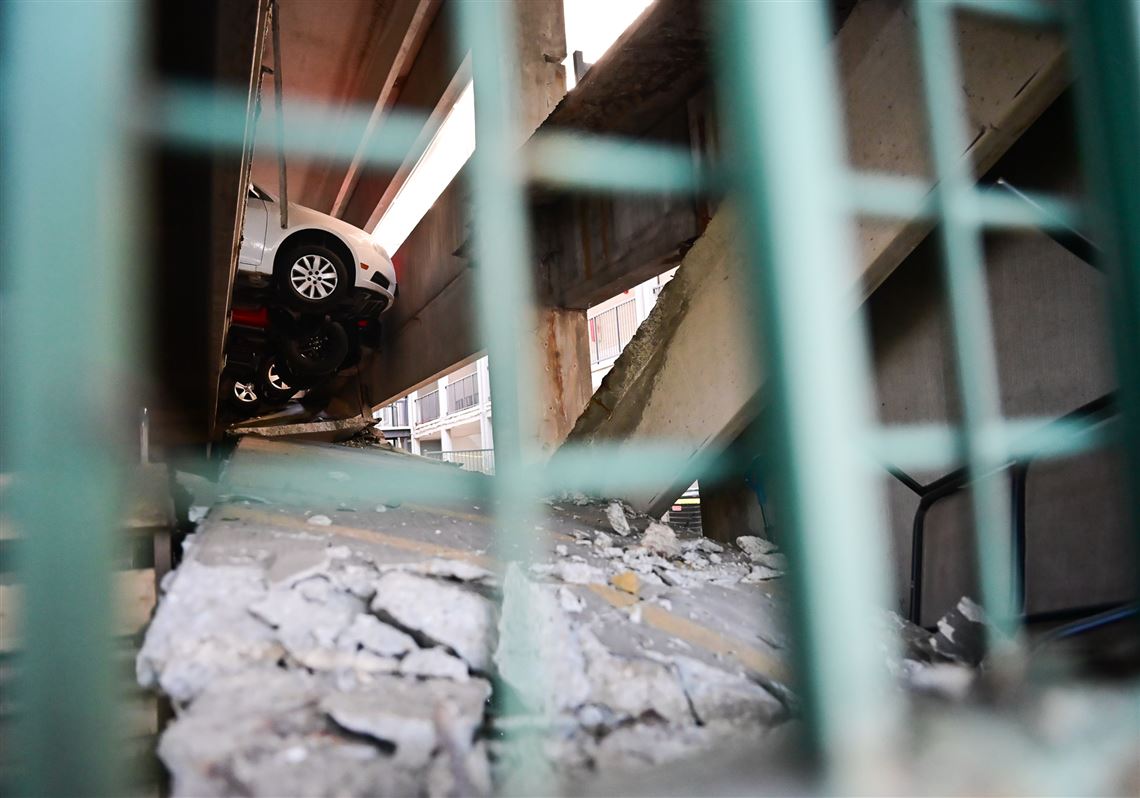 Pittsburgh apartment parking garage collapses near NFL Draft