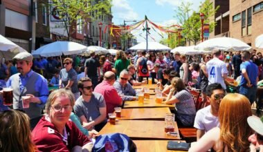 Brauhaus Schmitz will be taking over the 700 block of South Street this Saturday.