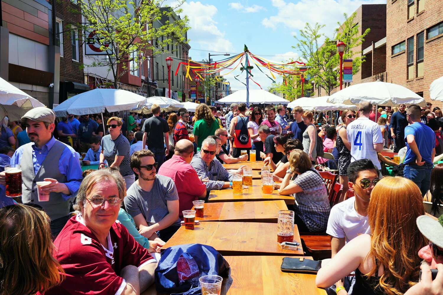 Brauhaus Schmitz will be taking over the 700 block of South Street this Saturday.