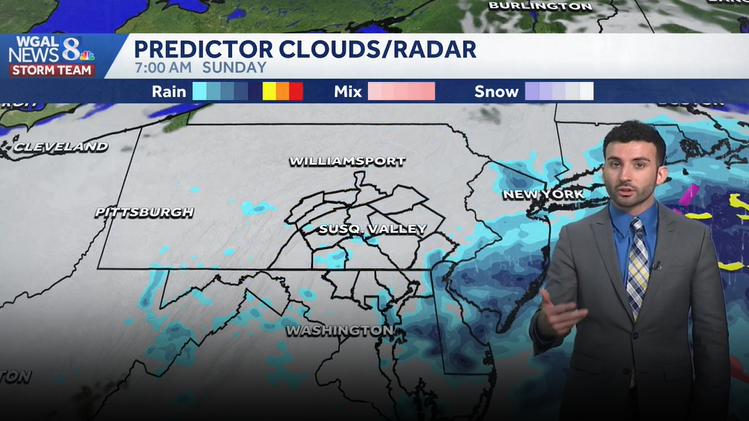 Drier Sunday with cooler highs; more shower chances next week across south-central Pennsylvania