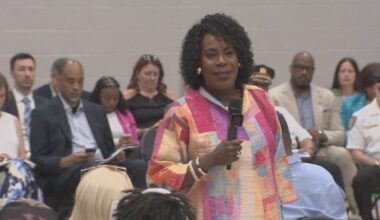 Mayor Cherelle Parker hosts town hall in South Philadelphia to discuss budget plan with residents