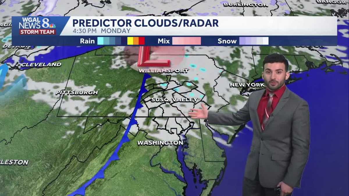 Cool & breezy start to the work week; back to the 70s late week across south-central Pennsylvania