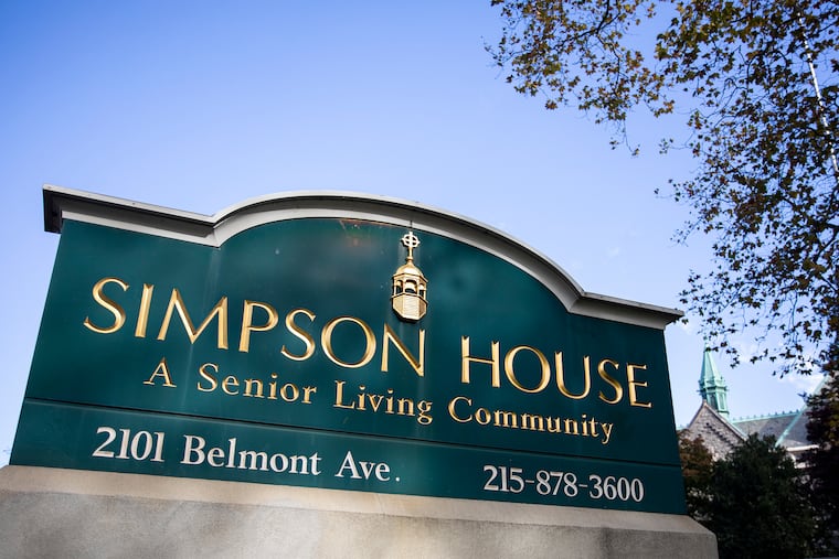 Simpson House, a continuing-care retirement community in in West Philadelphia, shown in 2020, is being sold to a company that already has five nursing homes in Philadelphia.