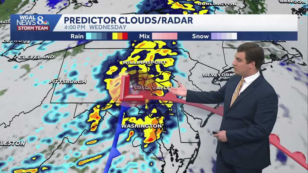 Sunny Monday, Scattered Showers Tuesday