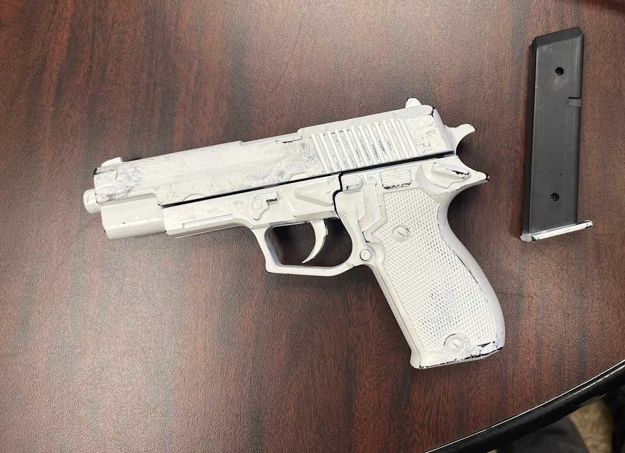 The "gun" that was found at Shafer Middle School in Bensalem.