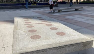 At redesigned Thomas Paine Plaza, skateboarders' new space keeps last domino from falling