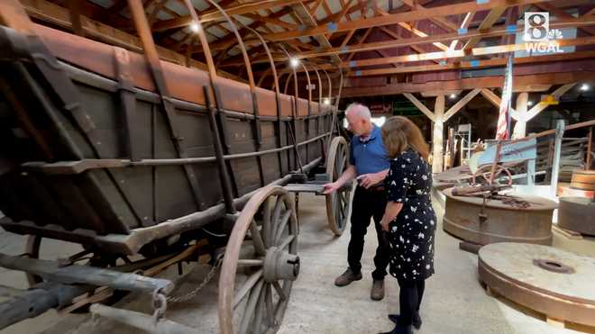 Michael Baltozer, a collector who grew up on a farm in Lancaster County, has spent years collecting antique tools, implements, and farm equipment, turning a large West Hempfield Township dairy barn into a museum-like space.