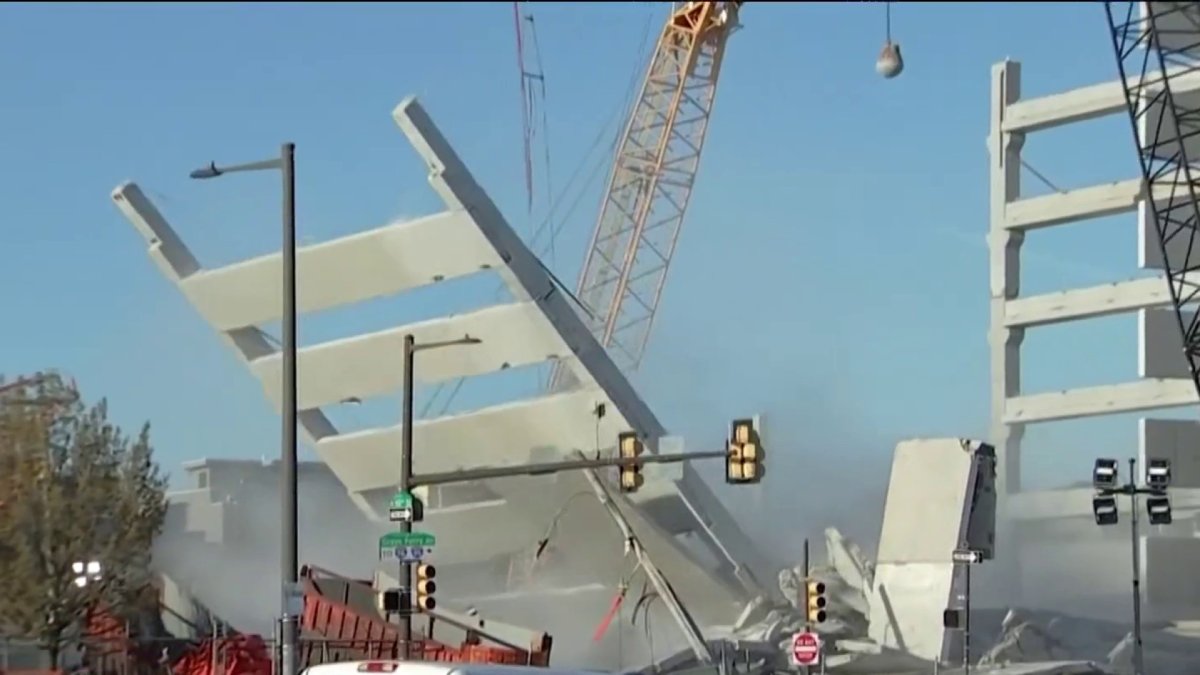 Crews continue demolishing parking garage as city leaders help residents – NBC10 Philadelphia