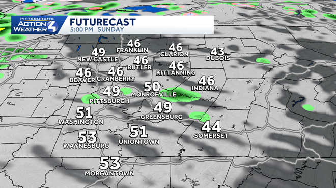 western pa: brisk start to the week, freeze warning tonight