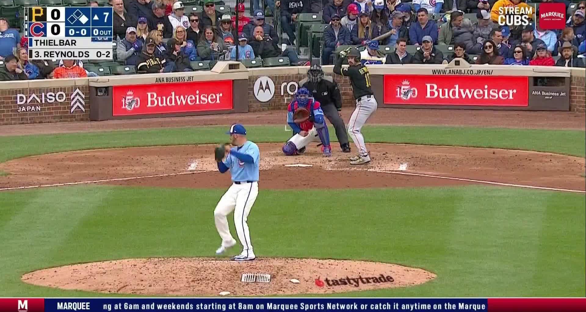 Bryan Reynolds homers as the Pittsburgh Pirates blank the Chicago Cubs 2-0